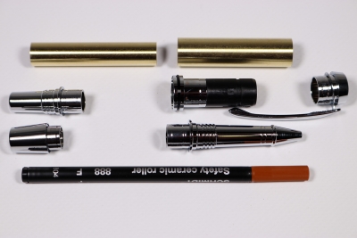 Gentleman Jr. Rollerball Pen Kit Chrome