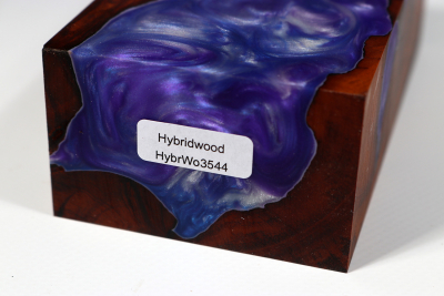 Box Mod Blank Hybridwood Schlangenholz - HybrWo3544