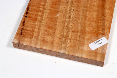 Board Marri, Red Gum curly 390x120x13mm - Marri0191