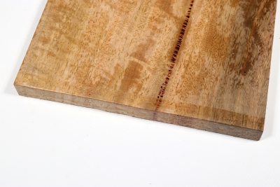 Board Marri, Red Gum curly 390x195x20mm - Marri0181