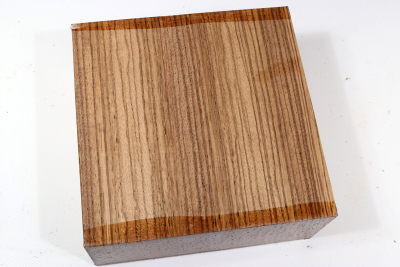 Block Zebrawood 165x165x72mm - Zebr0722