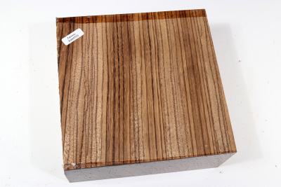 Block Zebrawood 175x175x75mm - Zebr0723