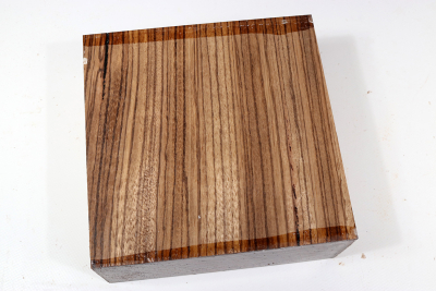 Block Zebrawood 175x175x75mm - Zebr0728