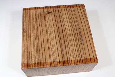 Block Zebrawood 175x175x75mm - Zebr0815