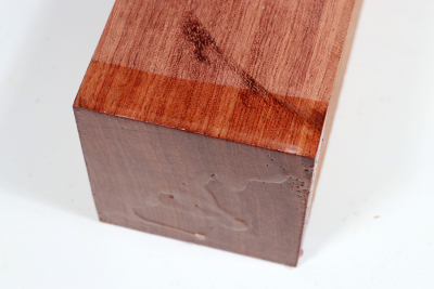 Square Bubinga 305x80x80mm - Bubi0342