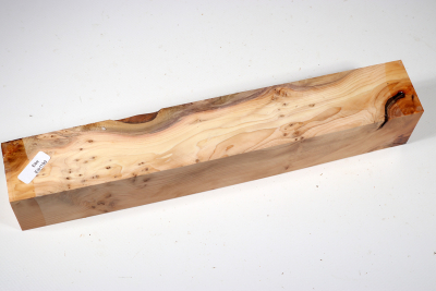 Square Yew Burl 305x50x50mm - Eib1193