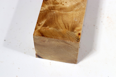 Square Golden Madrone Burl 330x52x52mm - GMadr0479