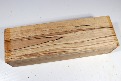 Square Beech spalted 275x85x65mm - GestBu0555