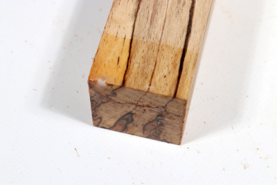 Square Beech spalted 305x40x40mm - GestBu0536