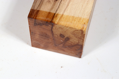 Square Beech spalted 305x65x65mm - GestBu0397