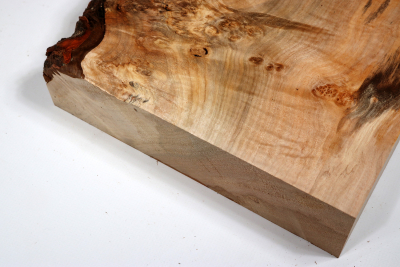 Block Maple Burl spalted 225x210x60mm - Ahorn0329