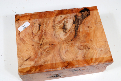 Block Yew Burl 170x125x70mm - Eib1476