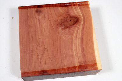 Block Eastern Red Cedar 150x150x50mm - Zed0316