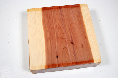 Block Eastern Red Cedar 170x170x50mm - Zed0329