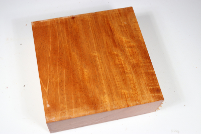 Block Honduran Mahogany / Swietenia curly 150x150x50mm - Swiet0095