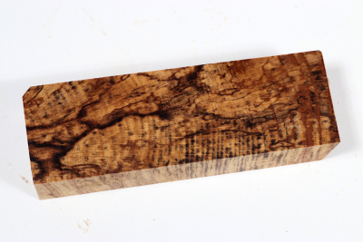 Knife Blank Beech spalted stabilized XCut - Stabi3338