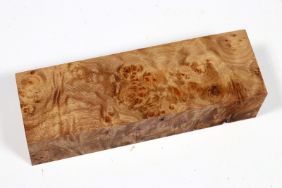 Knife Block Golden Madrone Burl - GMadr0423