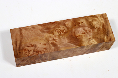 Knife Block Golden Madrone Burl - GMadr0429