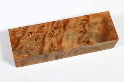 Knife Blank Linden Tree Burl stabilized - Stabi3310