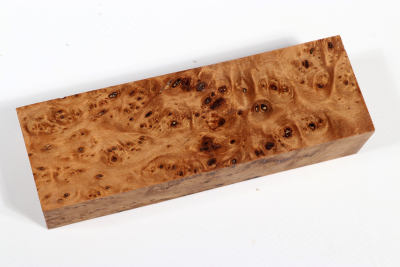 Knife Blank Linden Tree Burl stabilized - Stabi3312