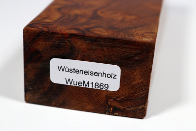 Messergriffblock Wüsteneisenholz Maser - WueM1869