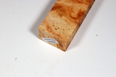 Knife Block Box Elder Maple Burl - EsAh0247