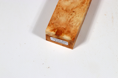 Knife Block Box Elder Maple Burl - EsAh0271