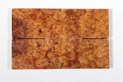 Knife Scales Amboyna Burl stabilized - Stabi3022