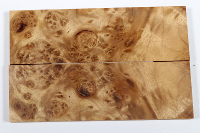 Knife Scales Golden Madrone Burl - GMadr0452