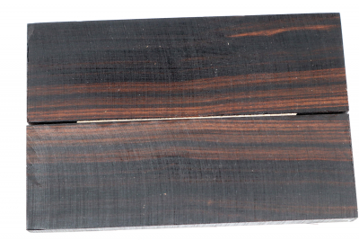 Knife Scales Macassar Ebony - Maka0805