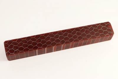 Pen Blank Aluminum Honeycomb Red - large