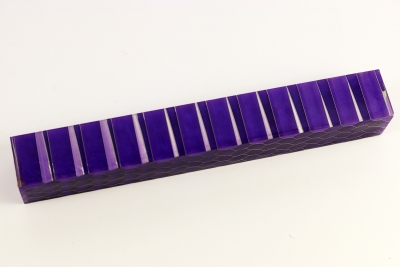 Pen Blank Aluminum Honeycomb Purple - large