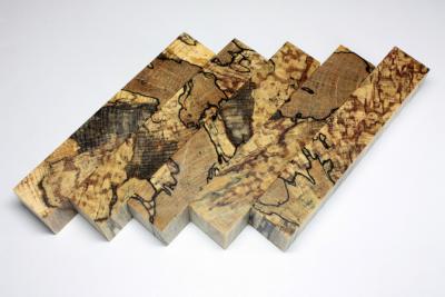 Pen Blank Beech spalted X-cut stabilized large