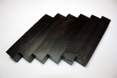 Pen Blank Ebony, african large set of 5