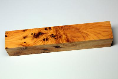 Pen Blank Yew Burl B-Quality small