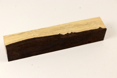 Pen Blank African Blackwood Burl B-Quality/Sapwood large