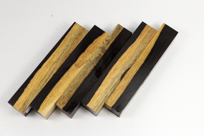 Pen Blank African Blackwood bicolor large