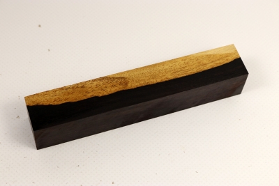 Pen Blank African Blackwood bicolor large