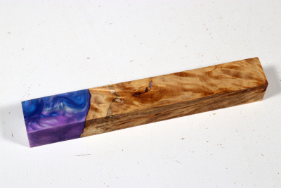 Pen Blank Hybridwood Poplar Burl stabilized - HybrWo3473