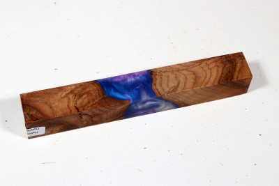 Pen Blank Hybridwood Rüster (Ulme) Maser stabilisiert - HybrWo3537