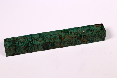 Pen Blank Karelian Masurbirch green stabilized small