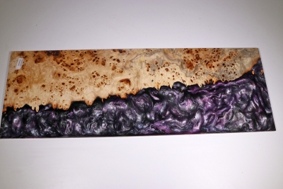 Saw Veneer Hybridwood Poplar Burl 540x185x5mm - HybrWo2294