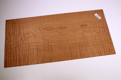 Thermo Curly Maple Saw Cut Veneer 350x170x3mm - SaeFu0028