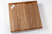 Drechselklotz Zebrano 165x165x72mm - Zebr0718