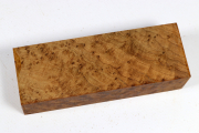Messergriffblock Teak Maser - Teak0083 Abmessungen: ca. 125 x 45 x 30 m...
